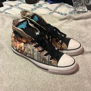 Converse Unisex Sneaker Shoes Multicolor 154900C Wonder Woman Lace Up W7